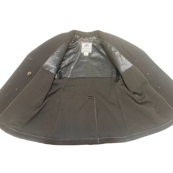 US Navy/DSCP Quarterdeck Collection Pea Coat Blazer Womens 14R Black Wool - Picture 4 of 16